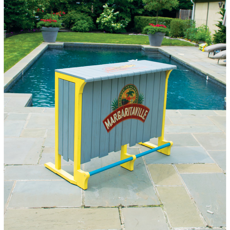 Rio Brands Margaritaville "Escape to Paradise" 39.5" Patio Bar Stool